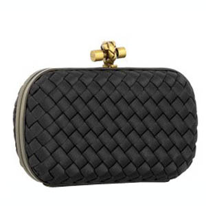 Hot Sell Bottega Veneta Impero Satin Clutch 113085 black Hot Sell Bottega Veneta Impero Satin Clutch 113085 black