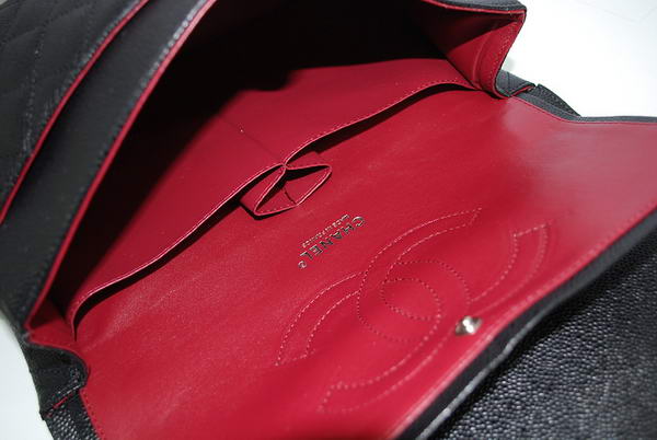 Chanel Jumbo Double Flaps Bag Black Original Caviar Leather A36097 Silver Chanel Jumbo Double Flaps Bag Black Original Caviar Leather A36097 Silver