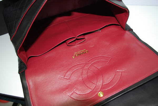 Chanel Jumbo Double Flaps Bag Black Original Lambskin Leather A36097 Gold Chanel Jumbo Double Flaps Bag Black Original Lambskin Leather A36097 Gold