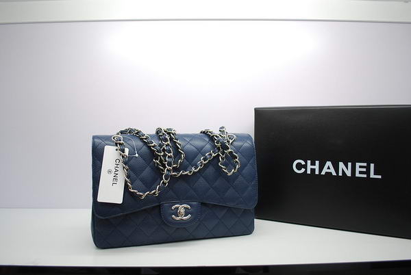 Newest 2012 Chanel Jumbo Double Flaps Bag Royalblue Original Caviar Leather A36097 Silver Newest 2012 Chanel Jumbo Double Flaps Bag Royalblue Original Caviar Leather A36097 Silver
