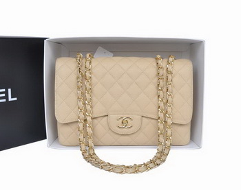Chanel Original Apricot Caviar Leather Flap Bag A28600 Gold Chanel Original Apricot Caviar Leather Flap Bag A28600 Gold