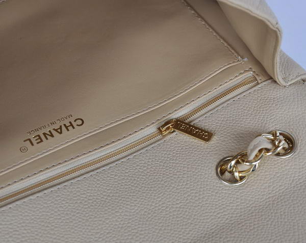 Chanel Original Apricot Caviar Leather Flap Bag A28600 Gold Chanel Original Apricot Caviar Leather Flap Bag A28600 Gold
