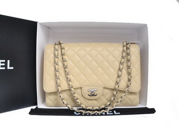 Chanel Original Caviar Leather Jumbo Flap Bag A47600 Apricot Chanel Original Caviar Leather Jumbo Flap Bag A47600 Apricot