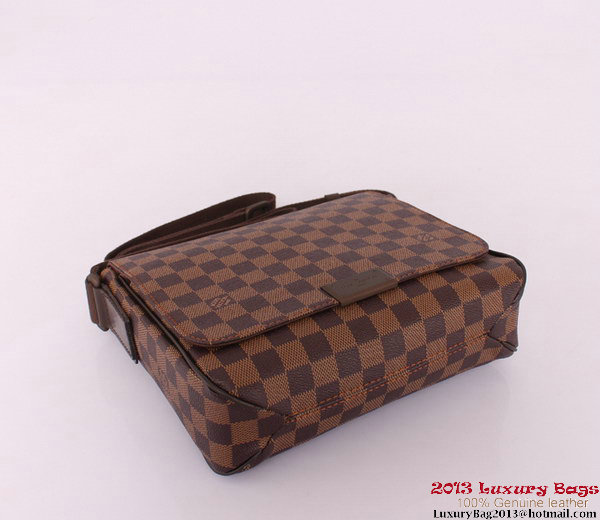 Louis Vuitton Damier Ebene Canvas District PM Messenger Bags N41213 Louis Vuitton Damier Ebene Canvas District PM Messenger Bags N41213