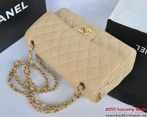 Chanel 2.55 Series Flap Bag Original Caviar Leather A1112 Apricot Chanel 2.55 Series Flap Bag Original Caviar Leather A1112 Apricot