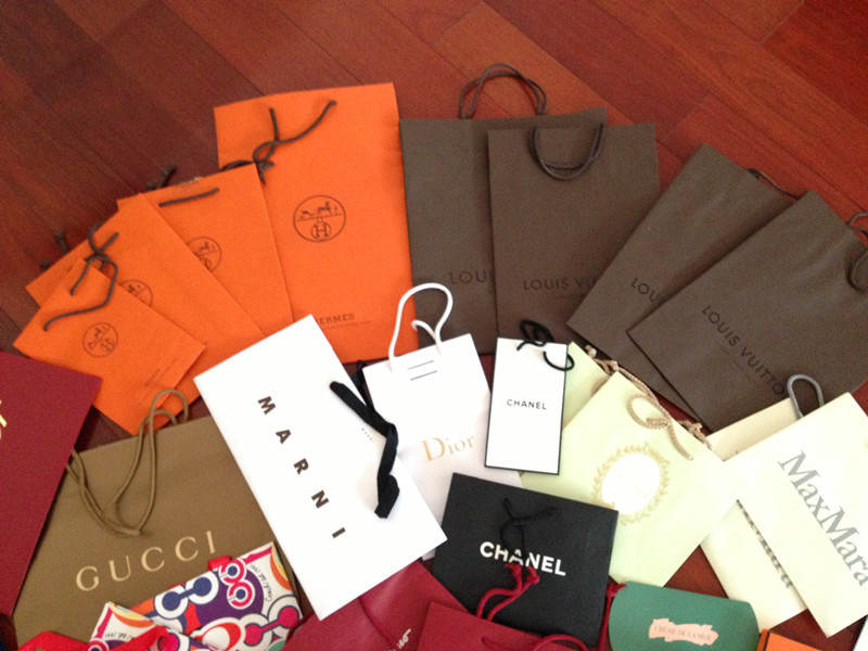 Designer Paper Shopper Bag for Wallet & Watches & Jewelry & Belts & Scarves & Sunglasses Designer Paper Shopper Bag for Wallet & Watches & Jewelry & Belts & Scarves & Sunglasses