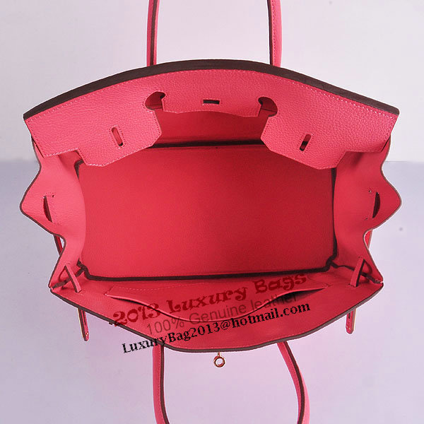 Hermes Birkin 35CM Tote Bag Pink Clemence Leather H6089 Gold Hermes Birkin 35CM Tote Bag Pink Clemence Leather H6089 Gold