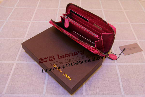Bottega Veneta Intrecciato Nappa Zip Around Wallet 17004 Peach Bottega Veneta Intrecciato Nappa Zip Around Wallet 17004 Peach