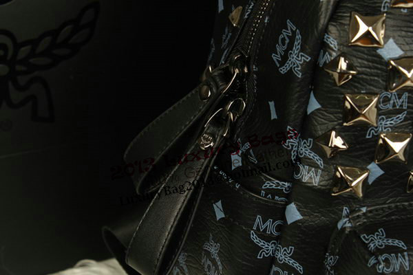 MCM Stark Backpack Jumbo in Calf Leather 8100 Black MCM Stark Backpack Jumbo in Calf Leather 8100 Black