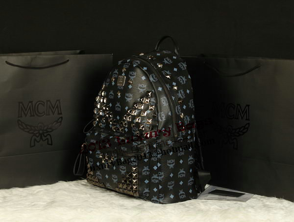 MCM Stark Backpack Jumbo in Calf Leather 8100 Black MCM Stark Backpack Jumbo in Calf Leather 8100 Black