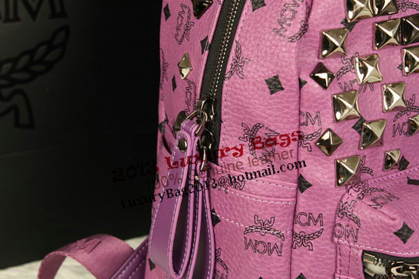 MCM Stark Backpack Jumbo in Calf Leather 8100 Purple MCM Stark Backpack Jumbo in Calf Leather 8100 Purple