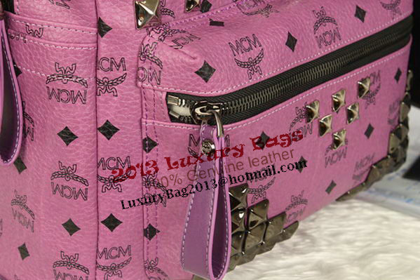 MCM Stark Backpack Jumbo in Calf Leather 8100 Purple MCM Stark Backpack Jumbo in Calf Leather 8100 Purple