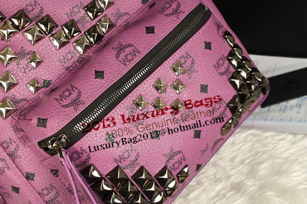 MCM Stark Backpack Jumbo in Calf Leather 8100 Purple MCM Stark Backpack Jumbo in Calf Leather 8100 Purple