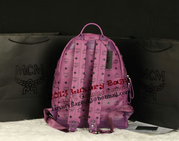 MCM Stark Backpack Jumbo in Calf Leather 8100 Purple MCM Stark Backpack Jumbo in Calf Leather 8100 Purple