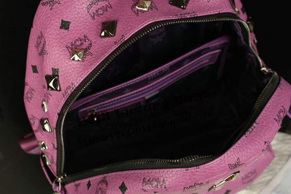 MCM Stark Backpack Jumbo in Calf Leather 8100 Purple MCM Stark Backpack Jumbo in Calf Leather 8100 Purple
