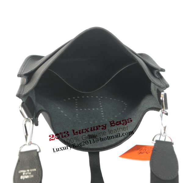 Hermes Evelyne Messenger Bag H1608 Black Hermes Evelyne Messenger Bag H1608 Black
