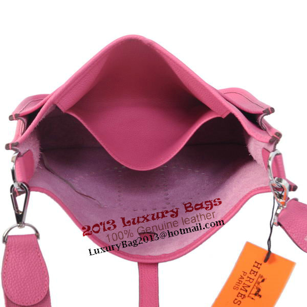 Hermes Evelyne Messenger Bag H1608 Rose Hermes Evelyne Messenger Bag H1608 Rose