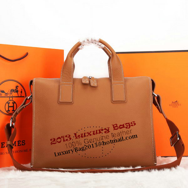Hermes Mens Briefcase Original Calf Leather H86683 Wheat Hermes Mens Briefcase Original Calf Leather H86683 Wheat