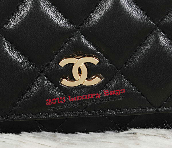 Chanel CHA33814 Original Sheepskin Leather mini Flap Bag Black Chanel CHA33814 Original Sheepskin Leather mini Flap Bag Black