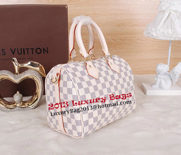 Louis Vuitton N41534 Damier Azur Canvas Speedy 25 Bag Louis Vuitton N41534 Damier Azur Canvas Speedy 25 Bag