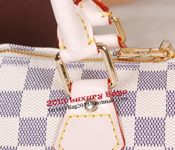 Louis Vuitton N41534 Damier Azur Canvas Speedy 25 Bag Louis Vuitton N41534 Damier Azur Canvas Speedy 25 Bag