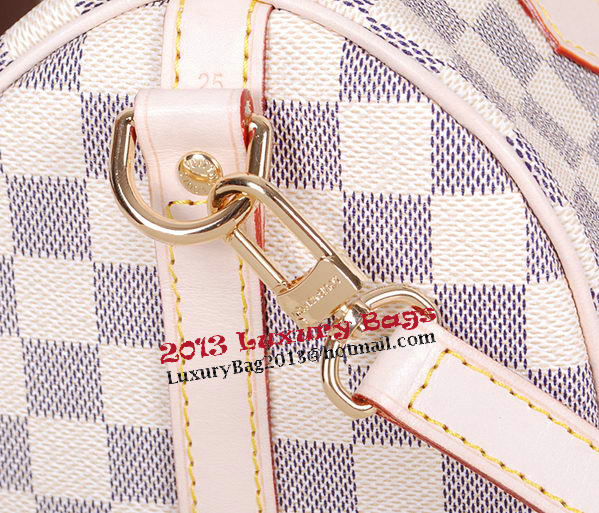 Louis Vuitton N41534 Damier Azur Canvas Speedy 25 Bag Louis Vuitton N41534 Damier Azur Canvas Speedy 25 Bag