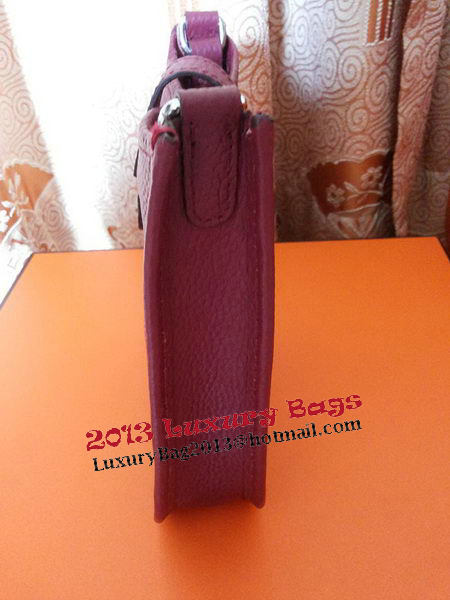 Hermes mini Evelyne Messenger Bag H1608S Burgundy Hermes mini Evelyne Messenger Bag H1608S Burgundy