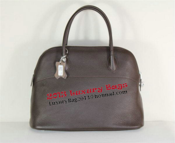 Hermes Bolide 37CM Calfskin Leather Tote Bags H509084 Brown Hermes Bolide 37CM Calfskin Leather Tote Bags H509084 Brown