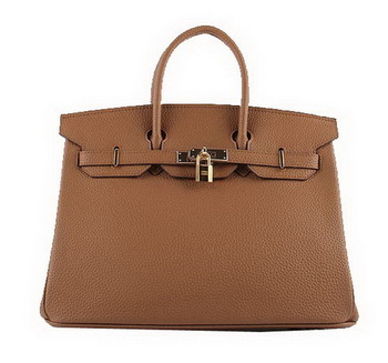 Hermes Birkin 35CM Tote Bags Wheat Grainy Leather H-35 Gold Hermes Birkin 35CM Tote Bags Wheat Grainy Leather H-35 Gold