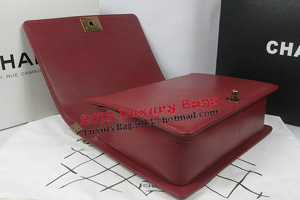 Boy Chanel Flap Shoulder Bag Burgundy Original Sheepskin A67087 Brass Boy Chanel Flap Shoulder Bag Burgundy Original Sheepskin A67087 Brass