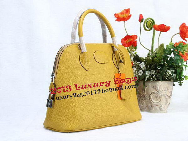 Hermes Bolide 31CM Calfskin Leather Tote Bags H509083 Yellow Hermes Bolide 31CM Calfskin Leather Tote Bags H509083 Yellow