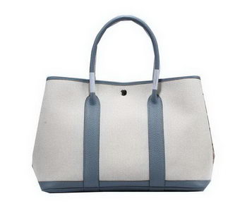 Hermes Garden Party 36cm Tote Bag Canvas SkyBlue Hermes Garden Party 36cm Tote Bag Canvas SkyBlue
