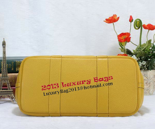 Hermes Garden Party 36cm Tote Bag Grainy Leather Yellow Hermes Garden Party 36cm Tote Bag Grainy Leather Yellow