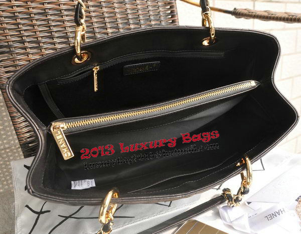 Chanel Classic Coco Bag Black GST Sheepskin Leather A50995 Gold Chanel Classic Coco Bag Black GST Sheepskin Leather A50995 Gold
