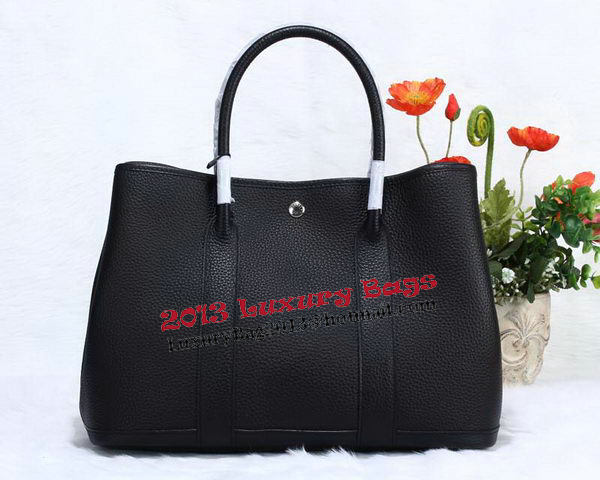 Hermes Garden Party 36cm Tote Bag Grainy Leather Black Hermes Garden Party 36cm Tote Bag Grainy Leather Black