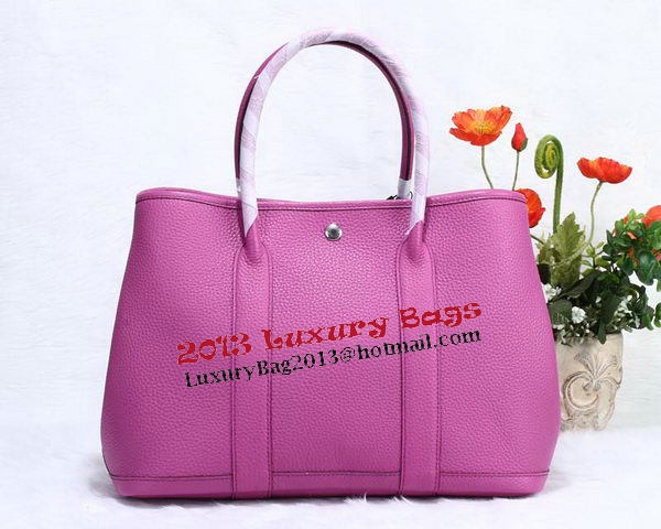 Hermes Garden Party 36cm Tote Bag Grainy Leather Lavender Hermes Garden Party 36cm Tote Bag Grainy Leather Lavender