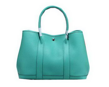 Hermes Garden Party 36cm Tote Bag Grainy Leather Light Blue Hermes Garden Party 36cm Tote Bag Grainy Leather Light Blue