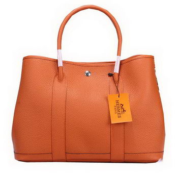 Hermes Garden Party 36cm Tote Bag Grainy Leather Orange Hermes Garden Party 36cm Tote Bag Grainy Leather Orange