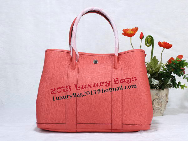 Hermes Garden Party 36cm Tote Bag Grainy Leather Pink Hermes Garden Party 36cm Tote Bag Grainy Leather Pink