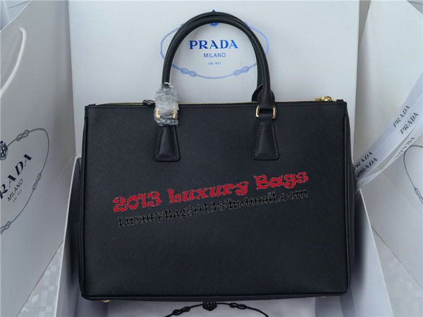 Prada Saffiano Calfskin Leather Tote Bag PBN1786 Black Prada Saffiano Calfskin Leather Tote Bag PBN1786 Black