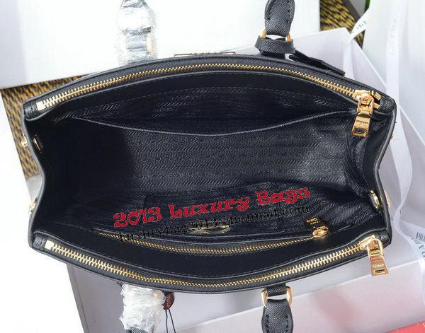 Prada Saffiano Leather Tote Bag PBN1801 Black Prada Saffiano Leather Tote Bag PBN1801 Black