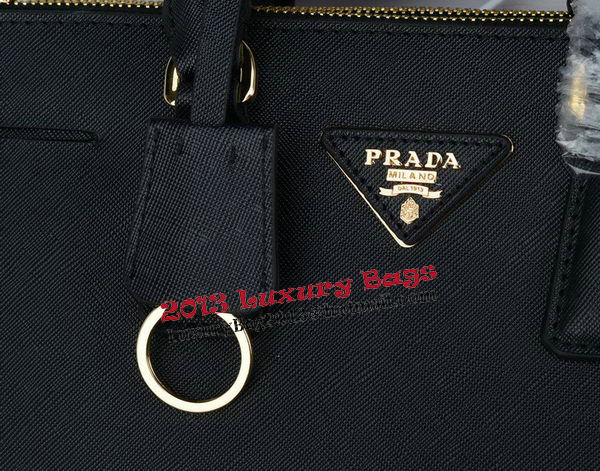 Prada Saffiano Leather Tote Bag PBN1801 Black Prada Saffiano Leather Tote Bag PBN1801 Black