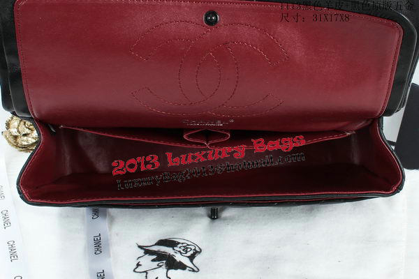 Chanel Classic Flap Bag Sheepskin Leather A1113 Black Chanel Classic Flap Bag Sheepskin Leather A1113 Black