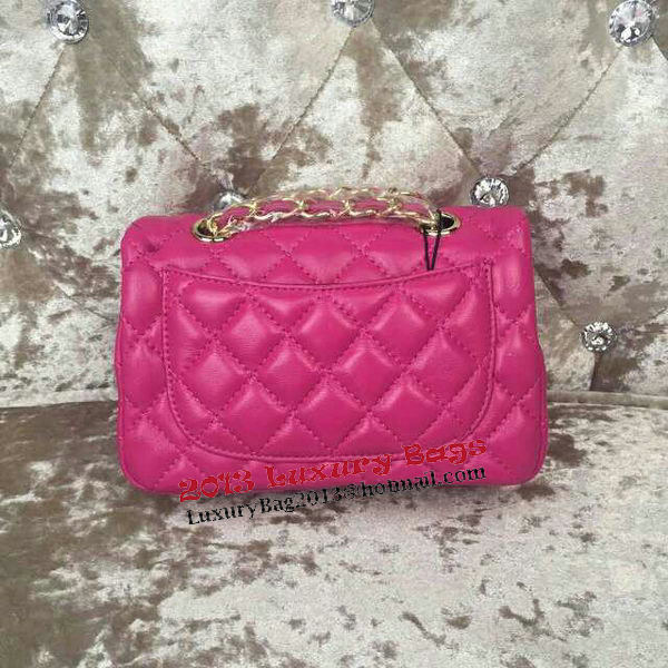 Chanel Classic MINI Flap Bag Sheepskin Leather A1115 Rose Chanel Classic MINI Flap Bag Sheepskin Leather A1115 Rose