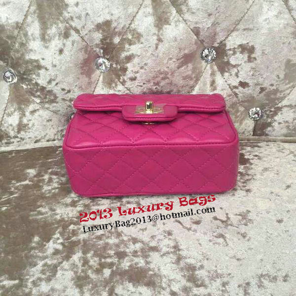Chanel Classic MINI Flap Bag Sheepskin Leather A1115 Rose Chanel Classic MINI Flap Bag Sheepskin Leather A1115 Rose