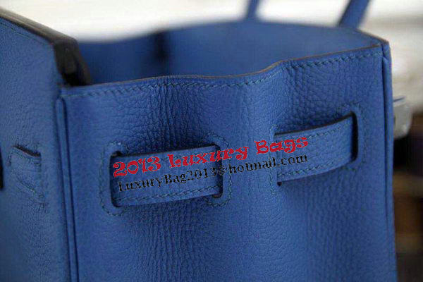 Hermes Birkin 35CM 30CM Tote Bag Original Leather HB35O Blue Hermes Birkin 35CM 30CM Tote Bag Original Leather HB35O Blue