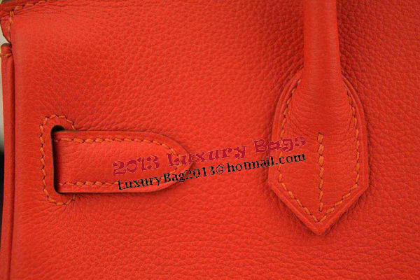 Hermes Birkin 35CM 30CM Tote Bag Original Leather HB35O Orange Hermes Birkin 35CM 30CM Tote Bag Original Leather HB35O Orange
