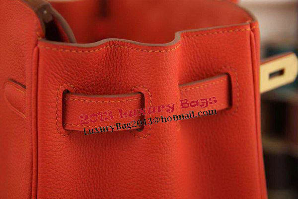 Hermes Birkin 35CM 30CM Tote Bag Original Leather HB35O Orange Hermes Birkin 35CM 30CM Tote Bag Original Leather HB35O Orange