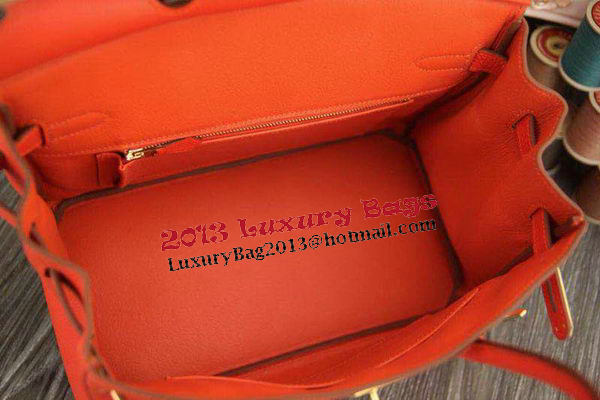 Hermes Birkin 35CM 30CM Tote Bag Original Leather HB35O Orange Hermes Birkin 35CM 30CM Tote Bag Original Leather HB35O Orange