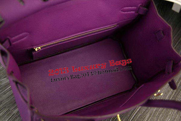 Hermes Birkin 35CM 30CM Tote Bag Original Leather HB35O Purple Hermes Birkin 35CM 30CM Tote Bag Original Leather HB35O Purple